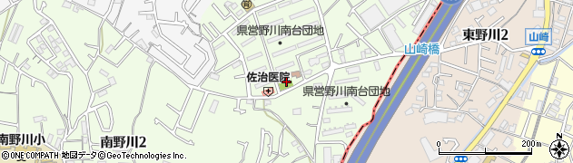 野川南台公園周辺の地図