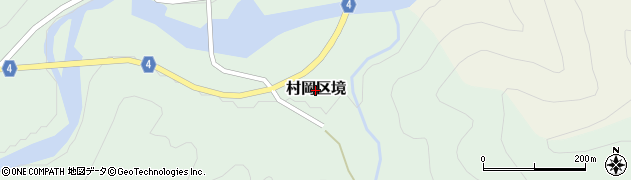 兵庫県香美町（美方郡）村岡区境周辺の地図
