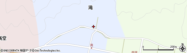 兵庫県豊岡市滝305周辺の地図
