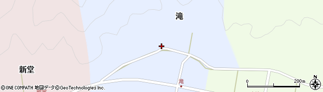 兵庫県豊岡市滝275周辺の地図