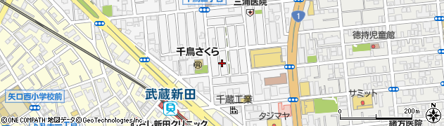 東京都大田区千鳥2丁目30-10周辺の地図