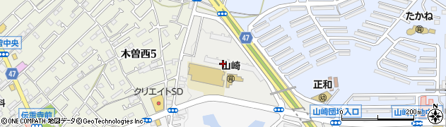 東京都町田市山崎周辺の地図