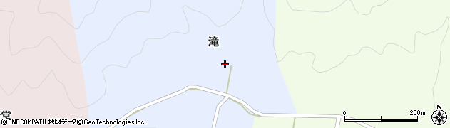 兵庫県豊岡市滝316周辺の地図