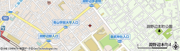 神奈川県相模原市中央区淵野辺5丁目7周辺の地図