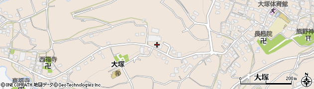 大塚簡易郵便局周辺の地図