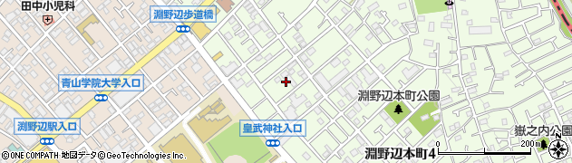 神奈川県相模原市中央区淵野辺本町3丁目14周辺の地図