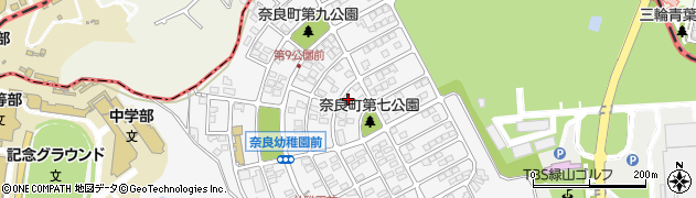 神奈川県横浜市青葉区奈良町2423周辺の地図