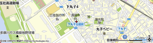 長明閣周辺の地図
