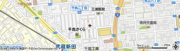 東京都大田区千鳥2丁目18-7周辺の地図