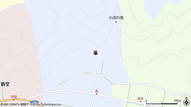 〒668-0005 兵庫県豊岡市滝の地図