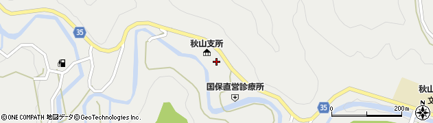 山梨県上野原市秋山周辺の地図