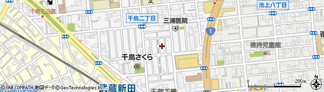 東京都大田区千鳥2丁目18周辺の地図