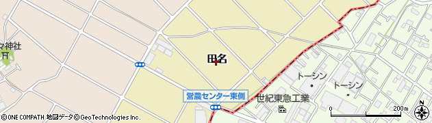 神奈川県相模原市緑区田名周辺の地図