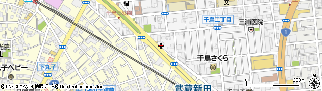 東京都大田区千鳥2丁目27周辺の地図