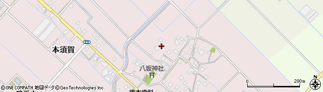 千葉県山武市本須賀1431周辺の地図