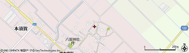 千葉県山武市本須賀1444周辺の地図