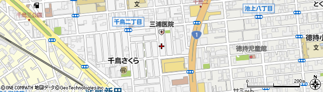 東京都大田区千鳥2丁目14-14周辺の地図