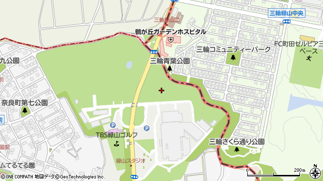 〒227-0037 神奈川県横浜市青葉区緑山の地図
