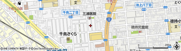 東京都大田区千鳥2丁目14-7周辺の地図
