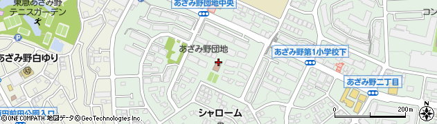 神奈川県横浜市青葉区あざみ野3丁目2周辺の地図