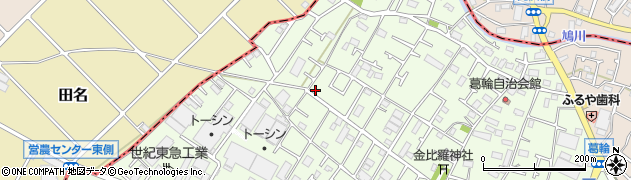 神奈川県相模原市中央区田名2721-2周辺の地図