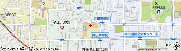 川崎市立井田中学校周辺の地図