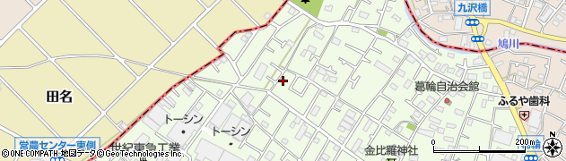 神奈川県相模原市中央区田名2721-6周辺の地図