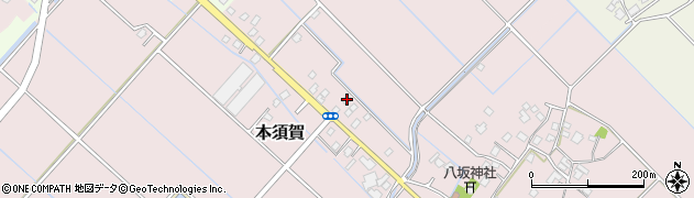 千葉県山武市本須賀4276周辺の地図