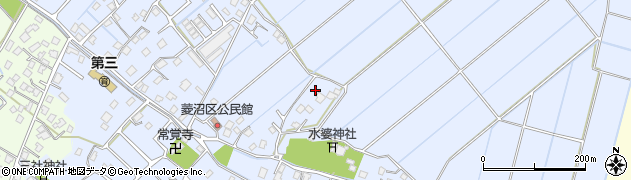 千葉県東金市菱沼周辺の地図