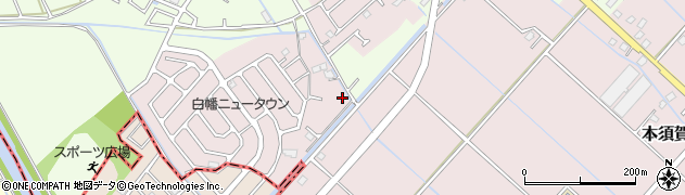 千葉県山武市本須賀42周辺の地図
