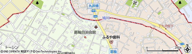 神奈川県相模原市中央区田名2805周辺の地図