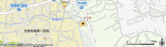 コーナンビーバープロ宮前野川店周辺の地図