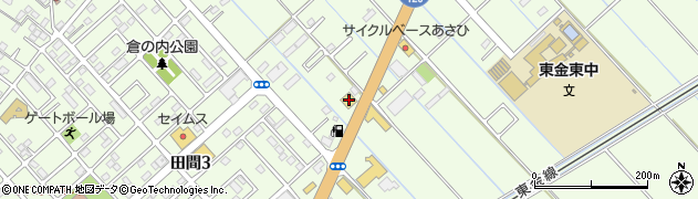 はま寿司東金店周辺の地図