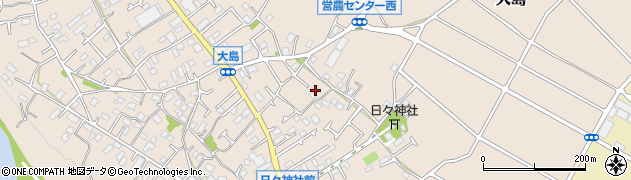 神奈川県相模原市緑区大島2284周辺の地図