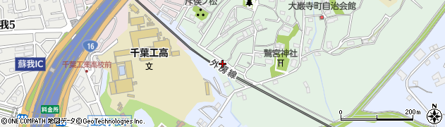 千葉県千葉市中央区大巌寺町552周辺の地図