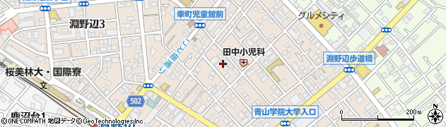 神奈川県相模原市中央区淵野辺4丁目21周辺の地図