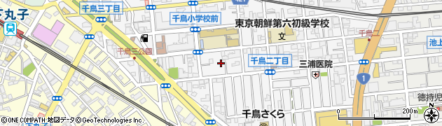 東京都大田区千鳥2丁目6周辺の地図