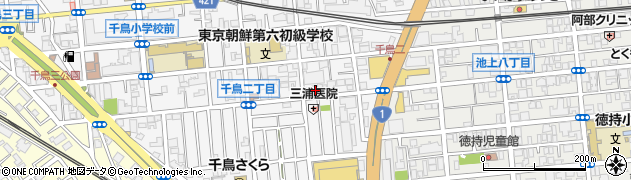 東京都大田区千鳥2丁目9-16周辺の地図