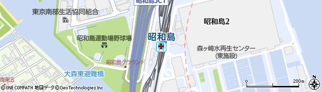 昭和島駅周辺の地図
