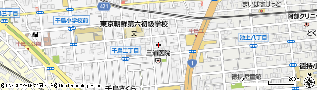 東京都大田区千鳥2丁目9-20周辺の地図