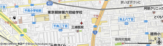 東京都大田区千鳥2丁目9周辺の地図