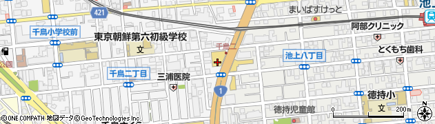 東京都大田区千鳥2丁目10周辺の地図