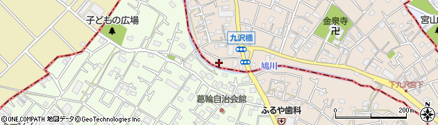 神奈川県相模原市緑区下九沢1375周辺の地図