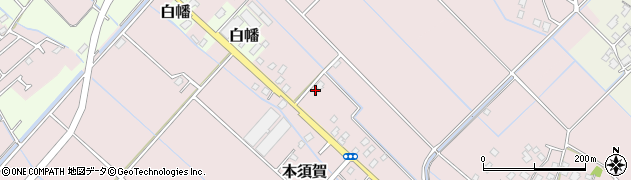 千葉県山武市本須賀680周辺の地図