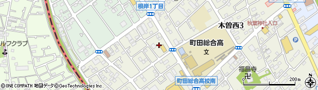 東京都町田市木曽西2丁目14周辺の地図