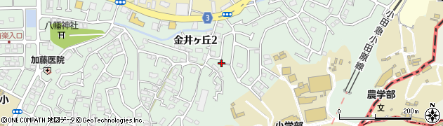 東京都町田市金井ヶ丘2丁目28周辺の地図