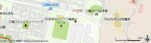 東京都町田市三輪緑山1丁目周辺の地図