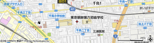 東京都大田区千鳥2丁目4周辺の地図