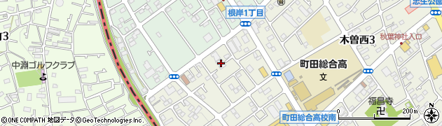 東京都町田市木曽西2丁目12周辺の地図