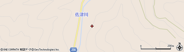 佐津川周辺の地図